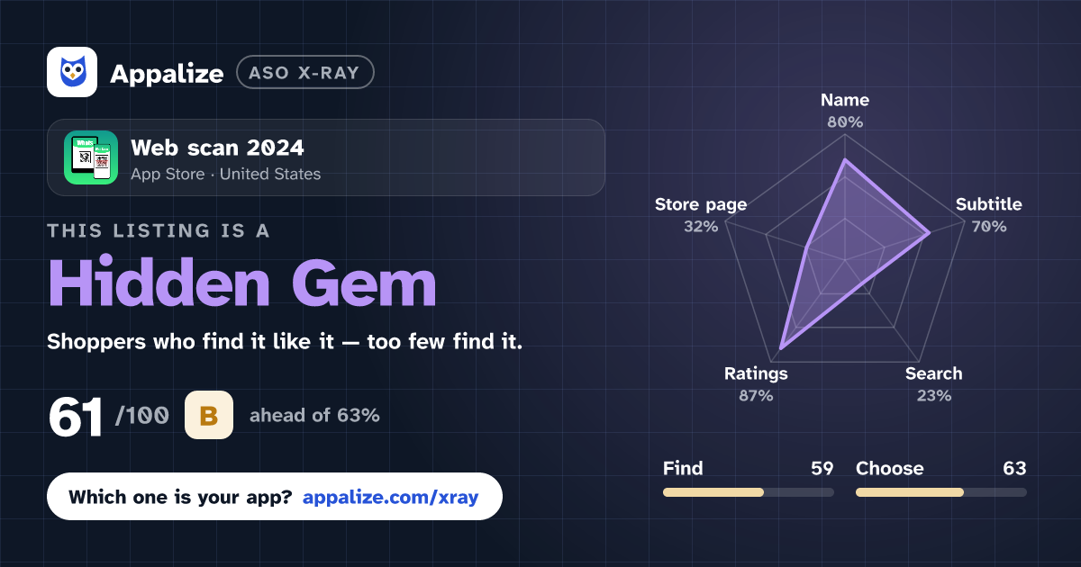 ASO X-Ray · Web scan 2024